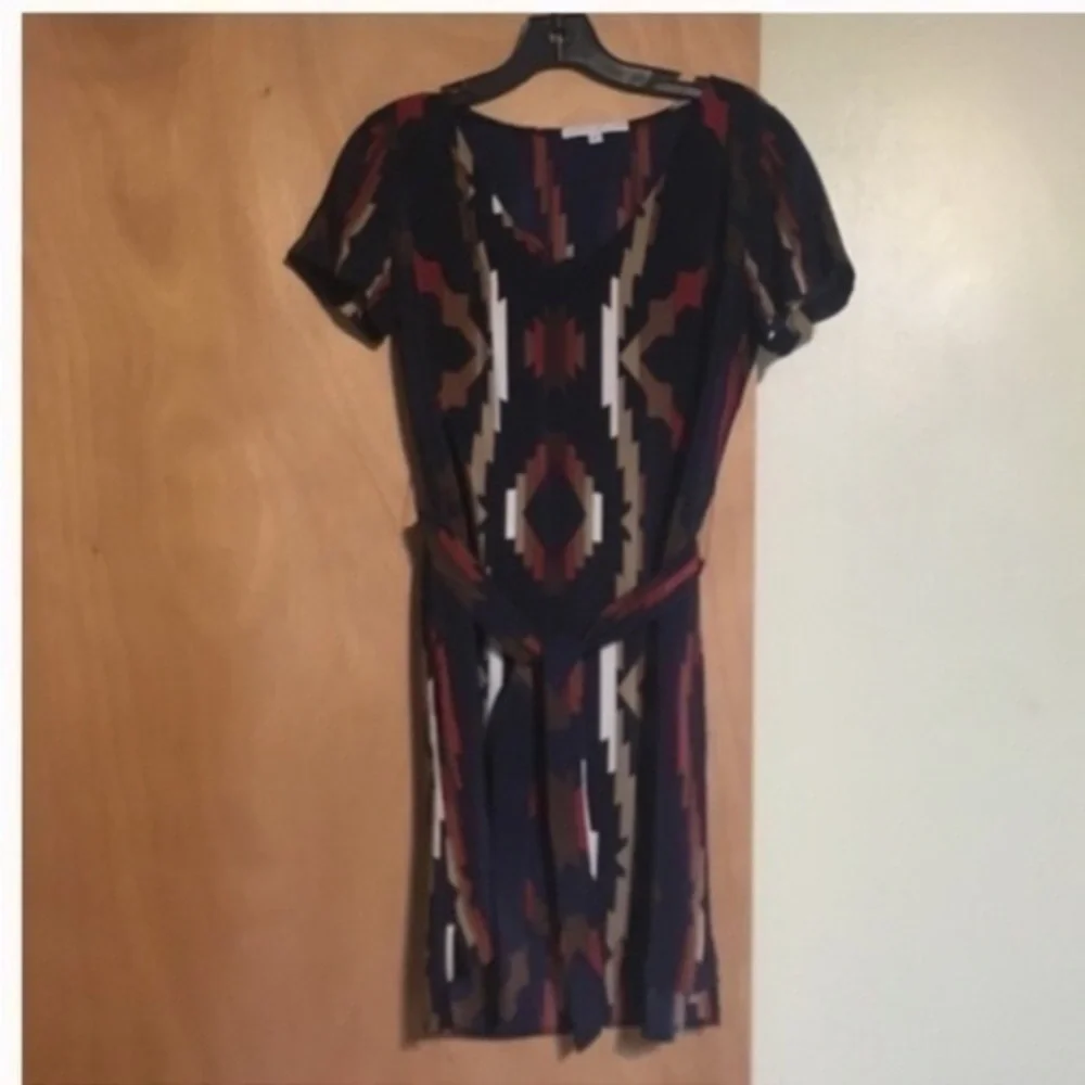 Amanda Uprichard Dress Geometric Silk